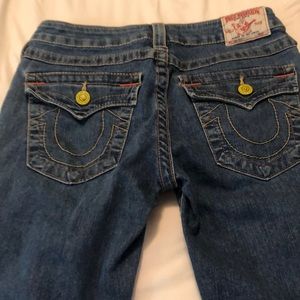 True Religion Ankle Fray Jeans